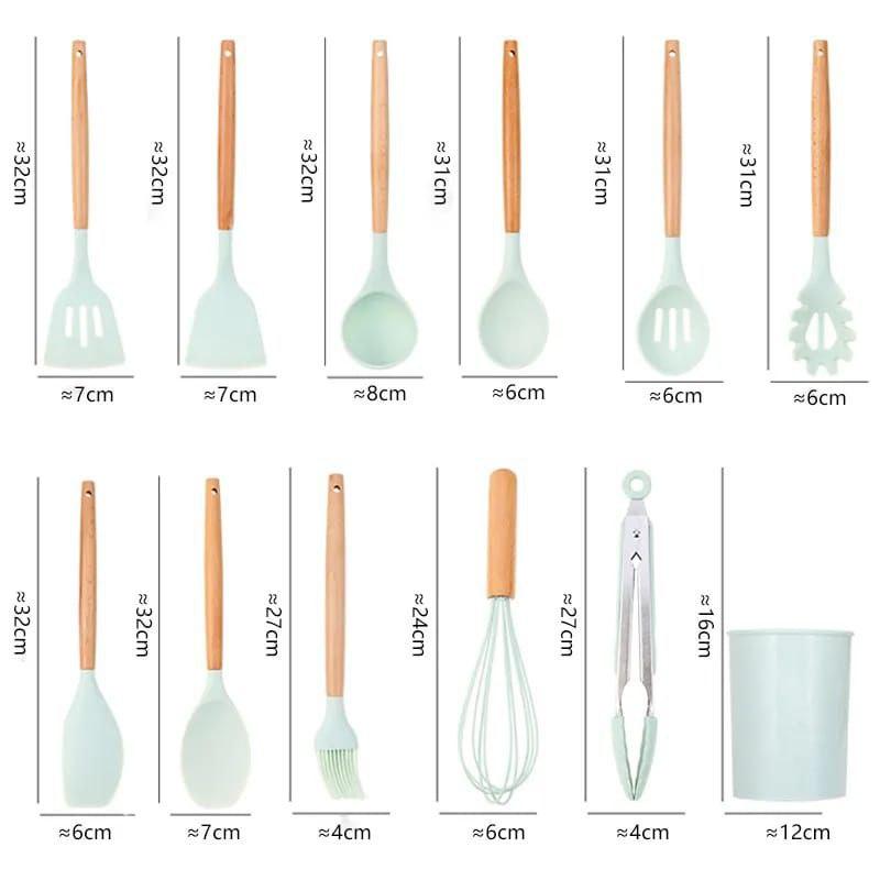 SET UTENSILIOS PARA COCINA X 12 - Tiendas Arizo